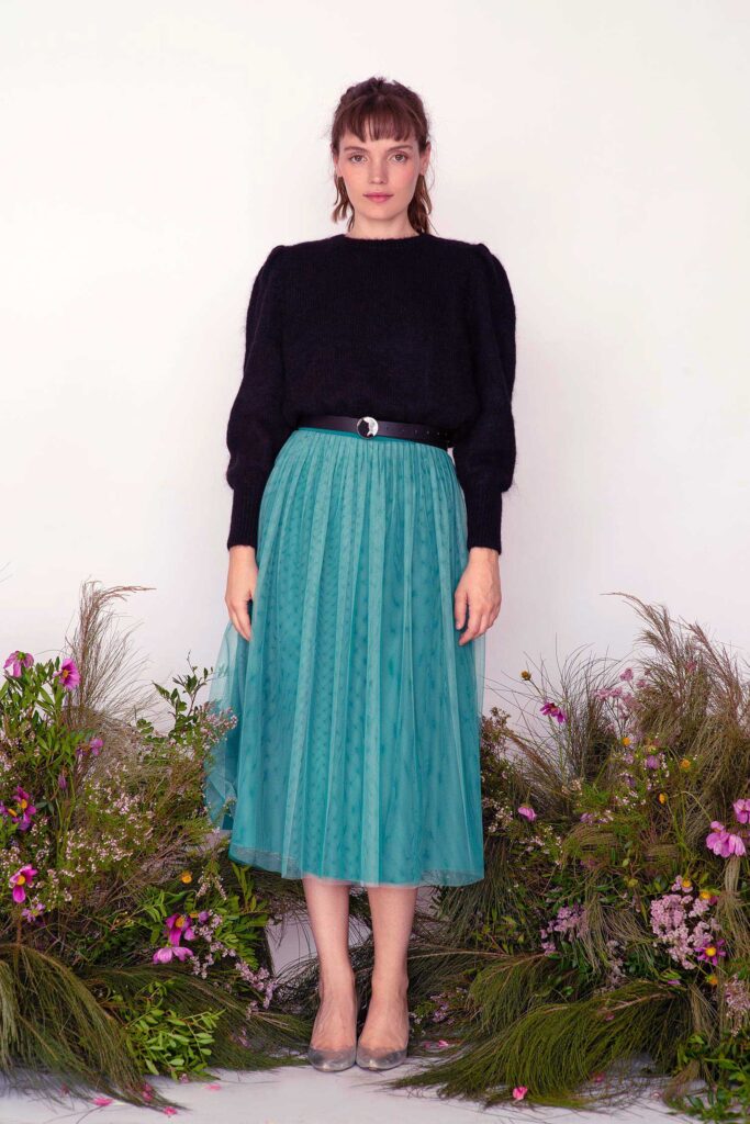 Green Tulle Skirt